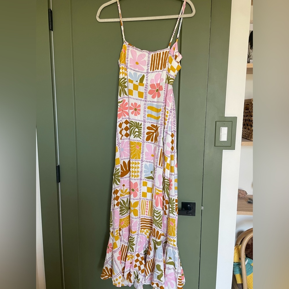 Paper Heart Colorful Floral Maxi Dress